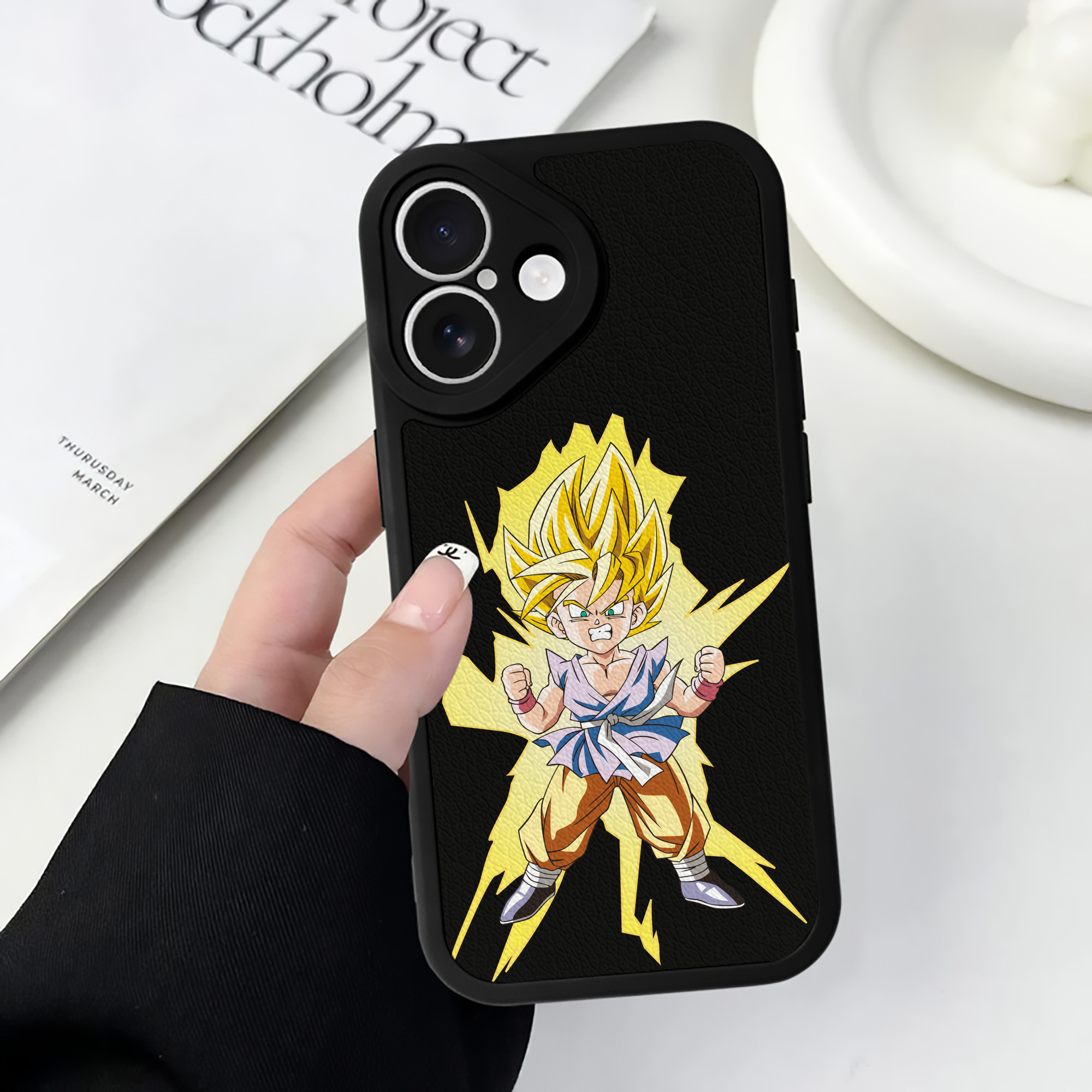 （画像用） ドラゴンボール ベジット DRAGON BALL Vegetto 【iPhone 16シリーズ対応】シリコンスマホケース（レザー調） 材質：シリコン